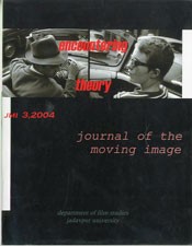 Cover of: Journal of the Moving Image, No.3: Encountering Theory