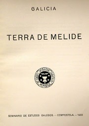 Terra de Melide by Seminario de Estudos Galegos, Santiago de Compostela.