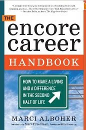 The Encore Career Handbook book cover
