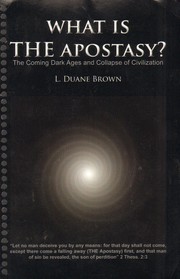 Cover of: What is the Apostasy? by 