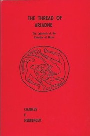Cover of: The Thread of Ariadne: The Labyrinth of the Calendar of Minos