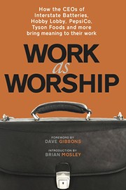 Cover of: Work As Worship