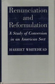 Cover of: Renunciation and reformulation