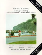 Bicycle rides, Orange County by Donald G. Brundige, Sharron Brundige