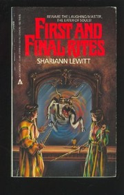 Cover of: First and Final Rites