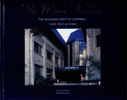 Cover of: 'So much to do': The Moolman Group of Companies: Their first 40 years