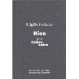 Cover of: Rien, suivie de Colère Noire