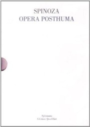 Opera Posthuma by Baruch Spinoza