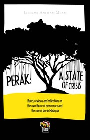 Cover of: Perak: A State of Crisis