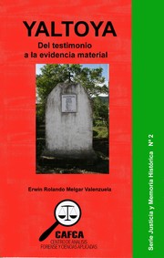 Cover of: Yaltoya: del testimonio a la evidencia material