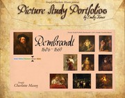 Cover of: Picture Study Portfolio: Rembrandt