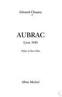 Cover of: Aubrac: Lyon, 1943