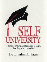 Cover of: Self-university by Charles D. Hayes