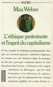 Cover of: L'éthique protestante et l'esprit du capitalisme by 