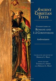 Cover of: Commentaries on Romans and 1-2 Corinthians