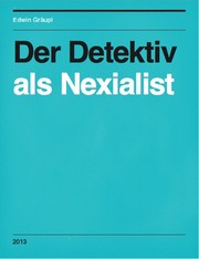 Cover of: Der Detektiv als Nexialist by 