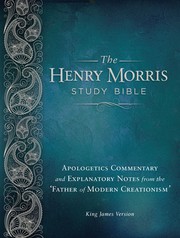 Cover of: The Henry Morris Study Bible: King James version