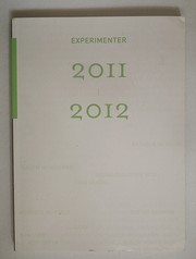 Cover of: Experimenter Catalog 2011-2012