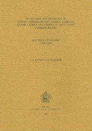 Cover of: Pre-Islamic Archaeology of Kuwait, Northeastern Arabia, Bahrain, Qatar, United Arab Emirates and Oman: A bibliography: Second Supplement (1996-2006)