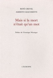 Cover of: Mais si la mort n'était qu'un mot by 