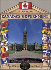 Cover of: Discovering Canada's government