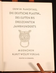 Cover of: Die deutsche Plastik des elften bis dreizehnten Jahrhunderts. by Erwin Panofsky