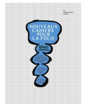 Cover of: Nouveaux Cahiers pour la Folie #3 by 