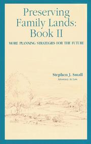 Cover of: Preserving Family Lands, Book II  by Stephen J. Small