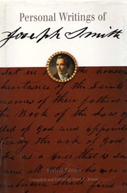 Cover of: The personal writings of Joseph Smith