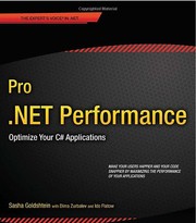 Cover of: Pro .NET Performance: Optimize Your C# Applications