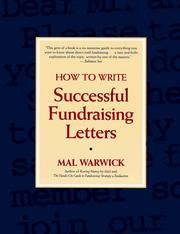 Cover of: How to write successful fundraising letters by Mal Warwick, Mal Warwick