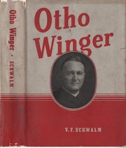 Cover of: Otho Winger, 1877-1946