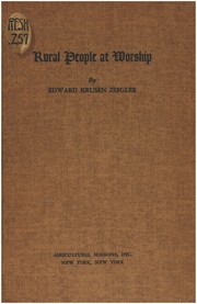 Cover of: Rural people at worship