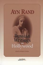 Cover of: Russian writings on Hollywood by Ayn Rand