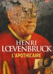 Cover of: L'apothicaire: roman