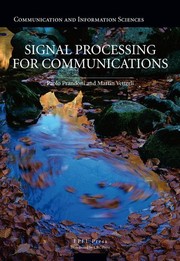 Cover of: Signal Processing for Communications