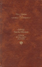 Cover of: Crónica de una Muerte Anunciada by 