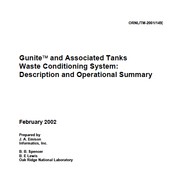 Cover of: Guniteand Associated Tanks Waste Conditioning System: Description and Operational Summary