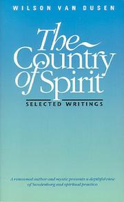 Cover of: The country of spirit: Selected writings