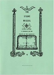 The Stone Missal II - Grimoire of Gargoyle Magick by Robert Blanchard