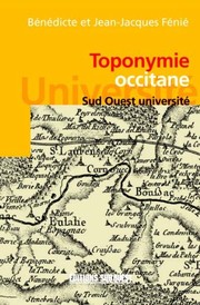 Cover of: Toponymie occitane
