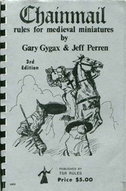 Chainmail (3rd edition, 7th print) by Gary Gygax, Jeff Perren