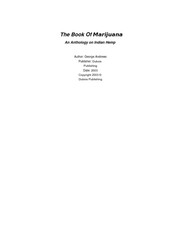 The Book of Marijuana by George andrews