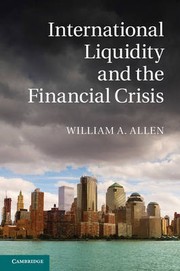 Cover of: International liquidity and the financial crisis