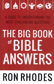 Cover of: Big Book of Bible Answers, The by 