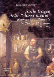 Cover of: Sulle tracce delle "classi medie" by Elisabetta Caroppo