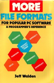 Cover of: More file formats for popular PC software