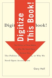 Cover of: Digitize This Book! by 