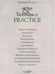 Cover of: The art & technique of practice