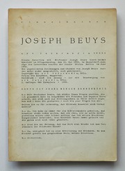 Cover of: Einzelheiten - Joseph Beuys - Heute ist jeder Mensch Sonnenkönig: art intermedia Buch 3